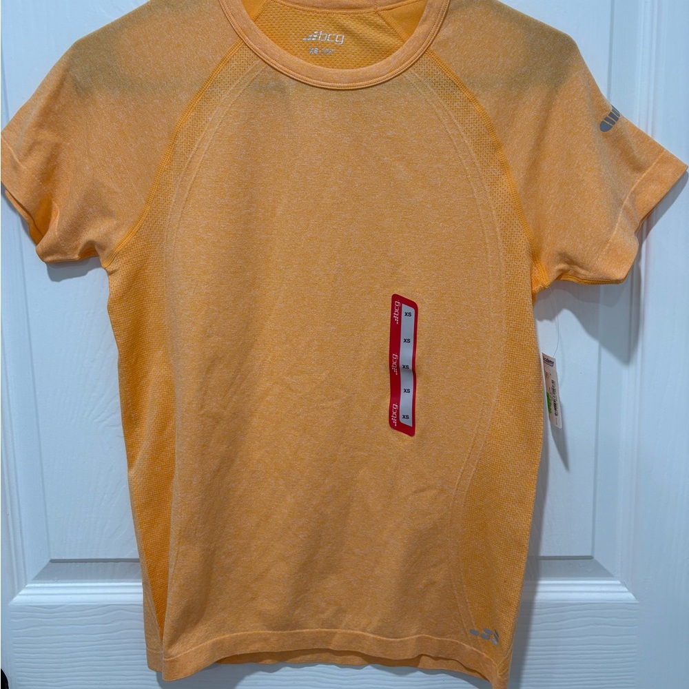BCG Light Orange Mesh T-Shirt
